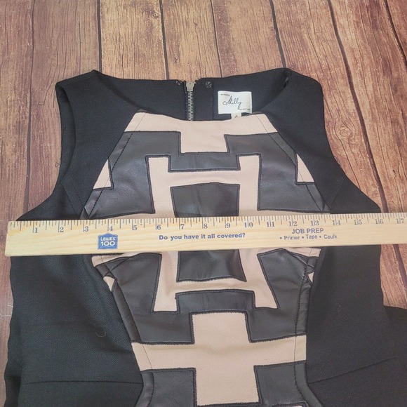 Milly Womens Dress Black 4 Sheath Wool Blend Sleeveless Knee Length - Picture 3 of 12